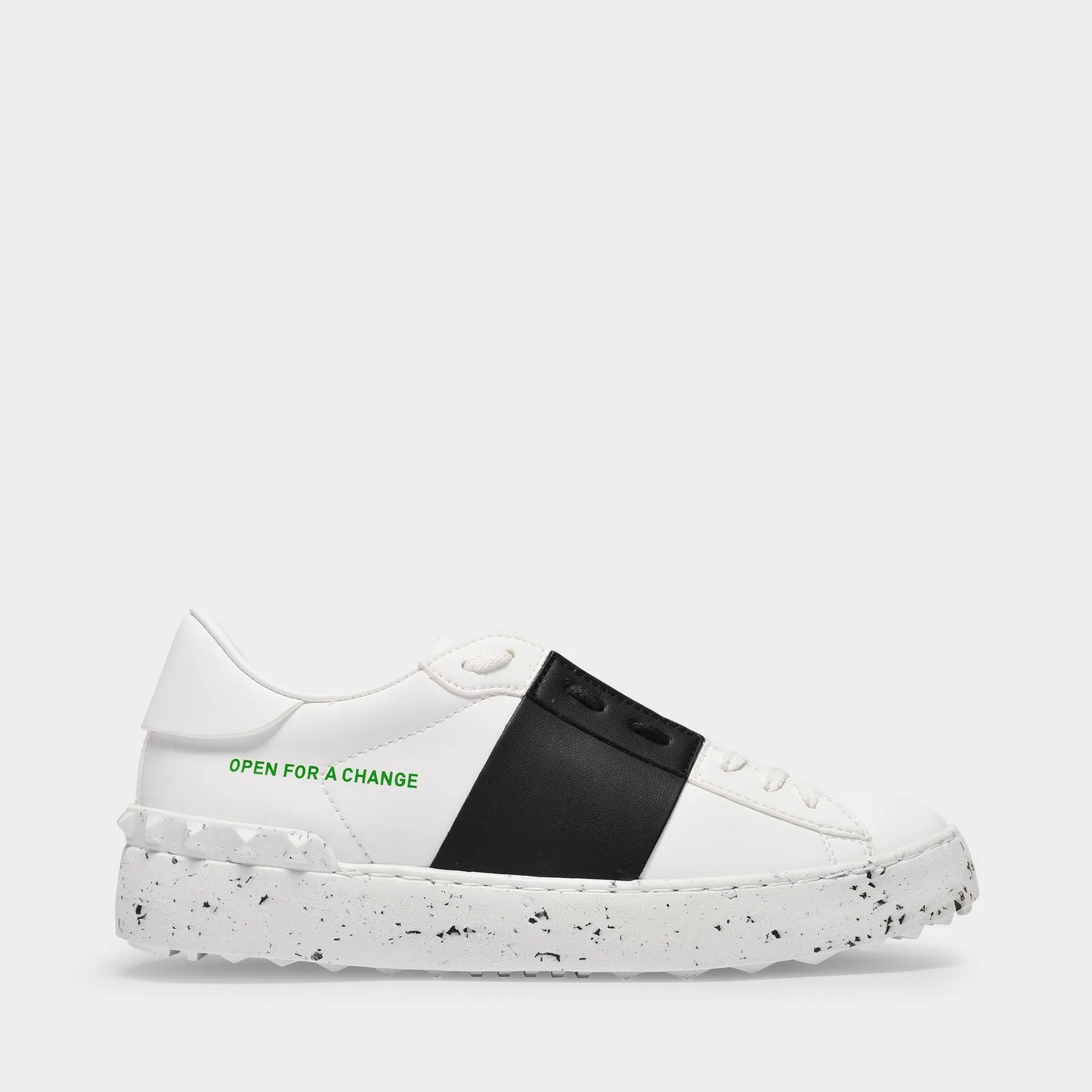 Valentino Garavani  Sneakers in White and Black Leather