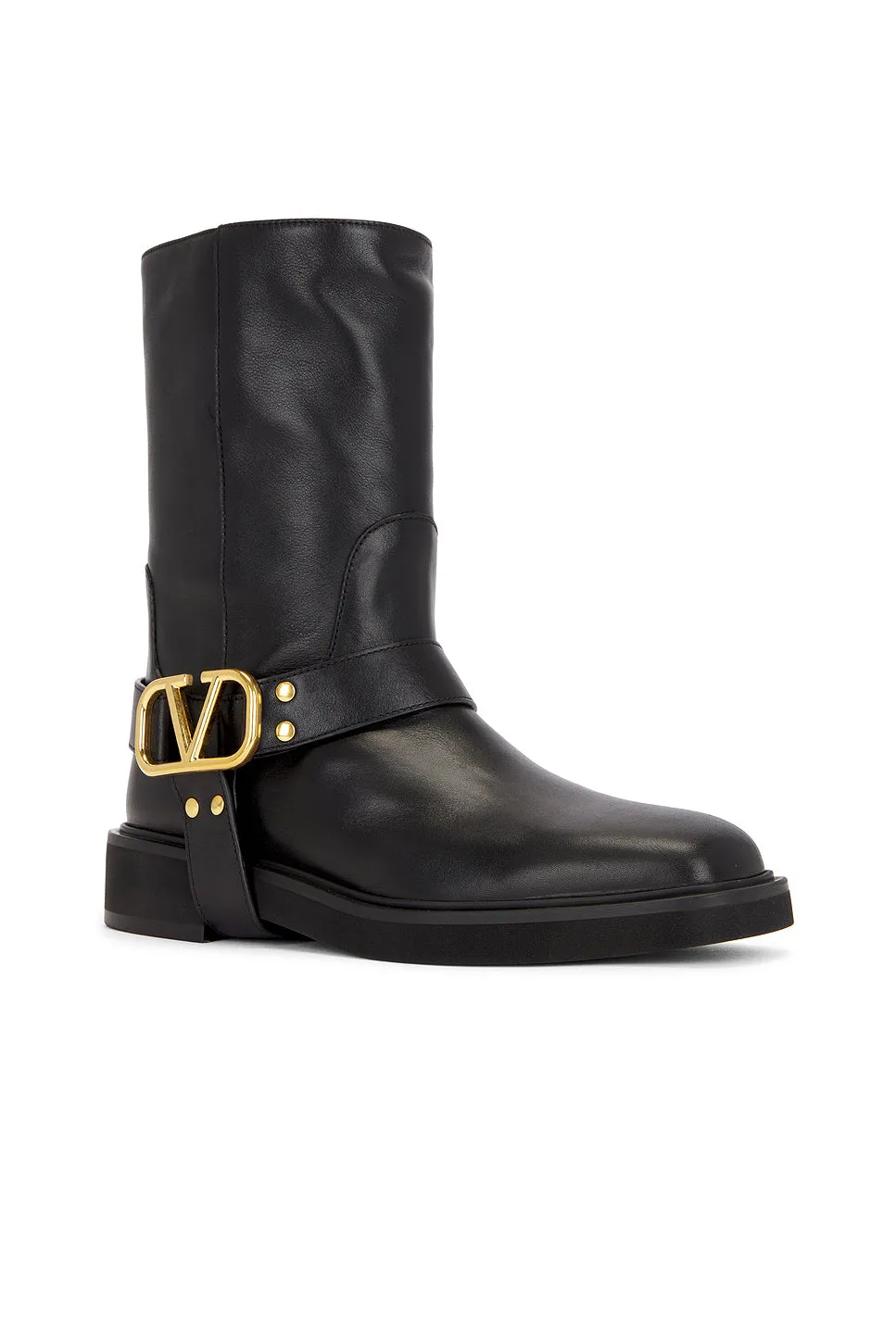 Valentino Garavani V Logo Signature Biker Boot