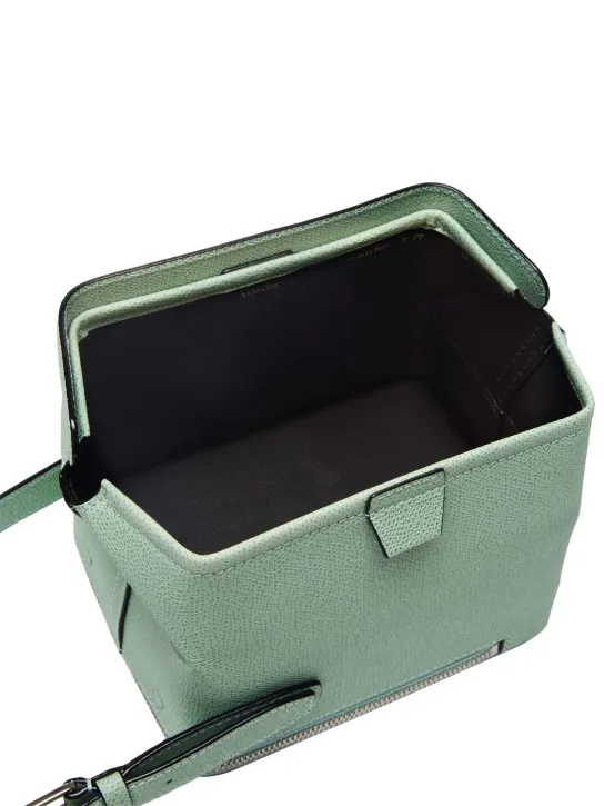 Valextra   Tric Trac grained leather bag 