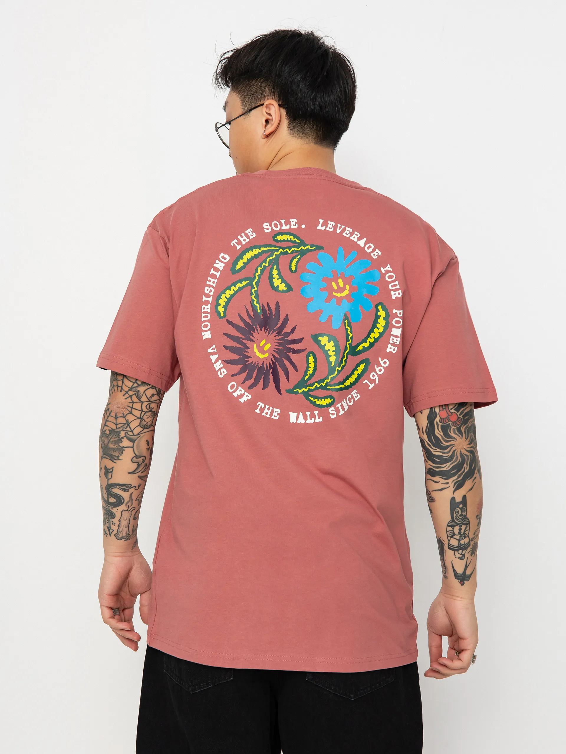 Vans Dual Bloom T-shirt (withered rose)