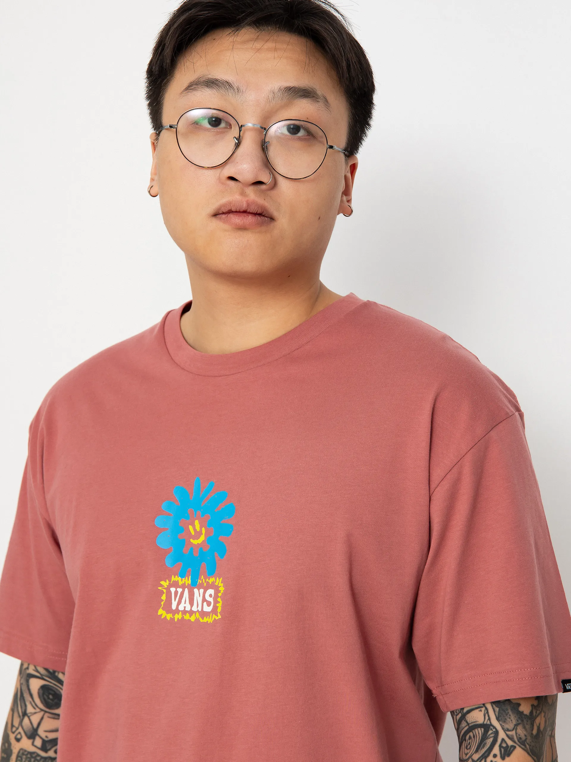 Vans Dual Bloom T-shirt (withered rose)