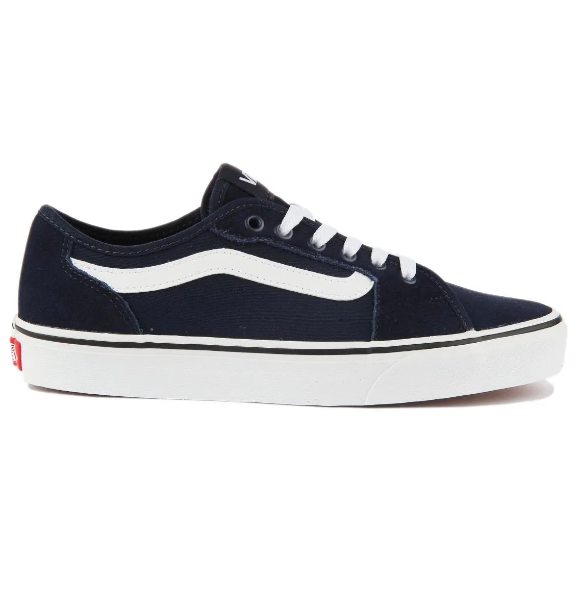 VANS Filmore Decon Suede Trainers Dress Blue White