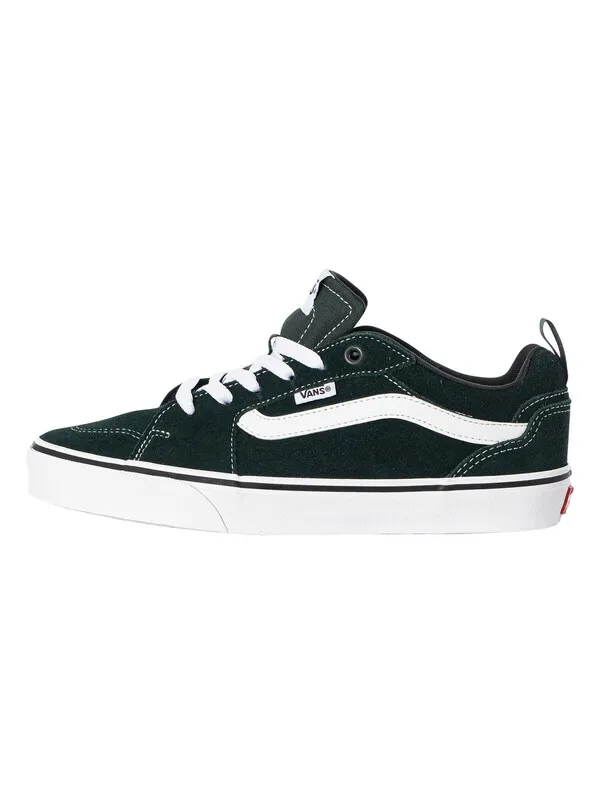 Vans Filmore Suede Trainers - Scarab/White