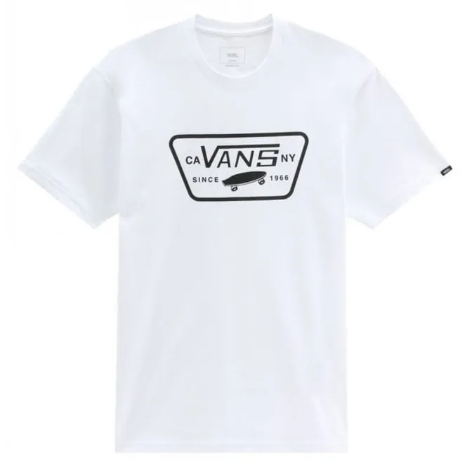 Vans Full Patch T-Shirt (White/Black)