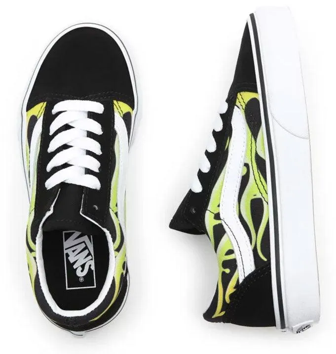Vans Old Skool Παιδικ Slime Flame VN0A4BUU31M1 Μυρα