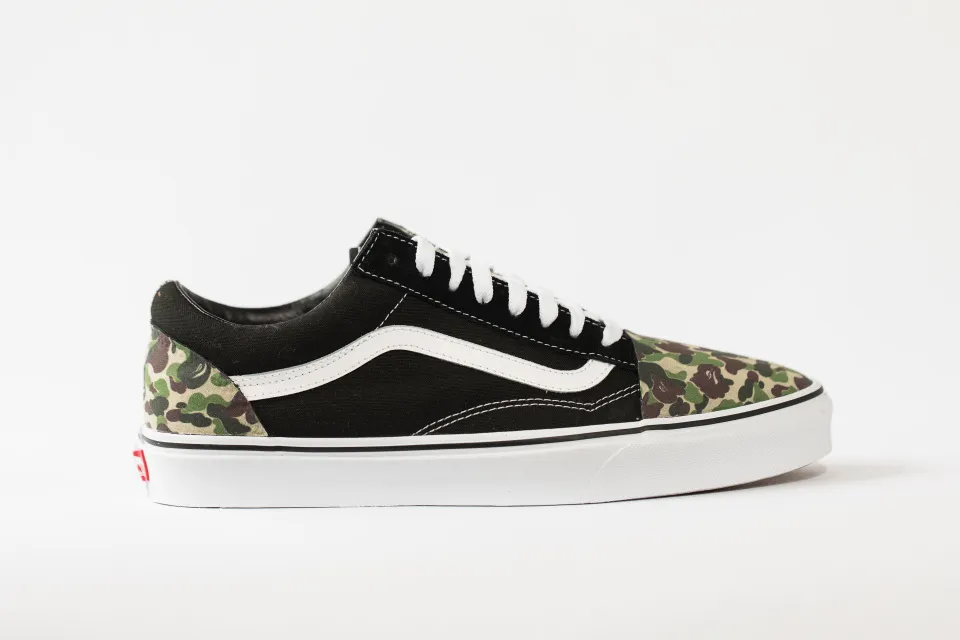 VANS SK8-LOW Original Custom 'Bape Camo' Edition