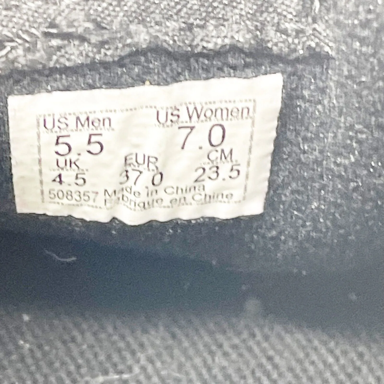 Vans Unisex Sk8 Low 508357 Black Casual Shoes Sneakers Size M 5.5 W 7