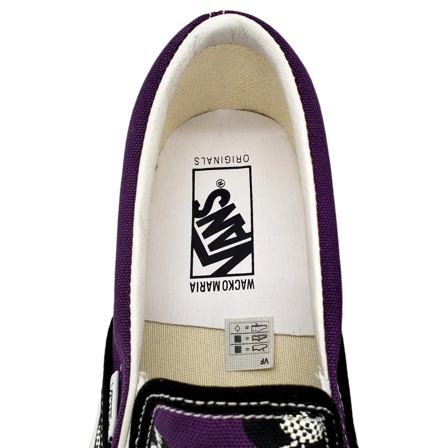 Vans x Wacko Maria Purple Slip On Canvas Trainers
