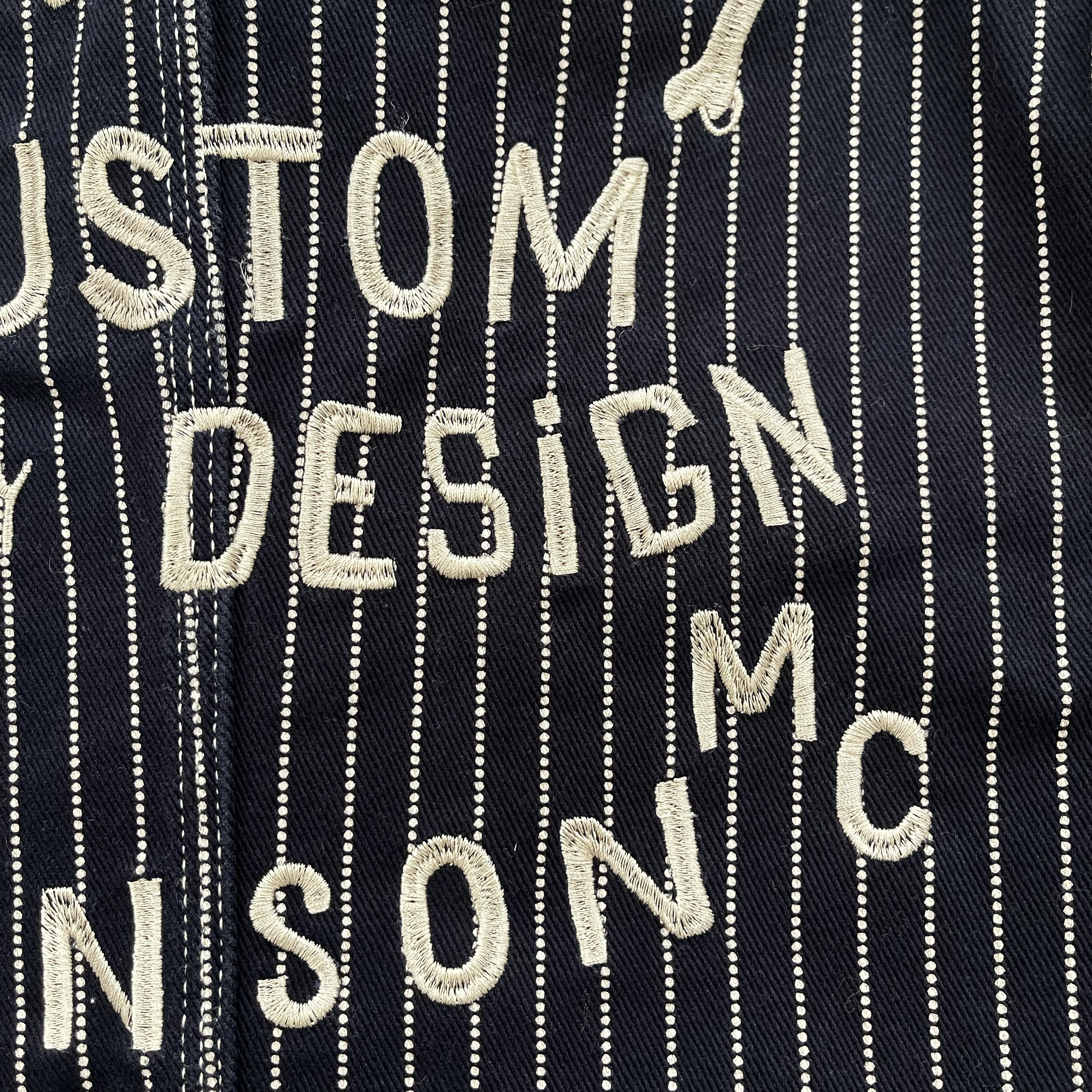 Vanson Leathers Pinstripe Worker Jacket - S