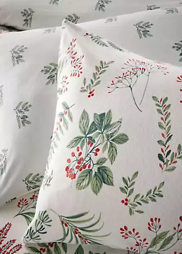 Vantona Home Festive Sprigs Brushed Cotton Duvet Cover Set | Kaleidoscope