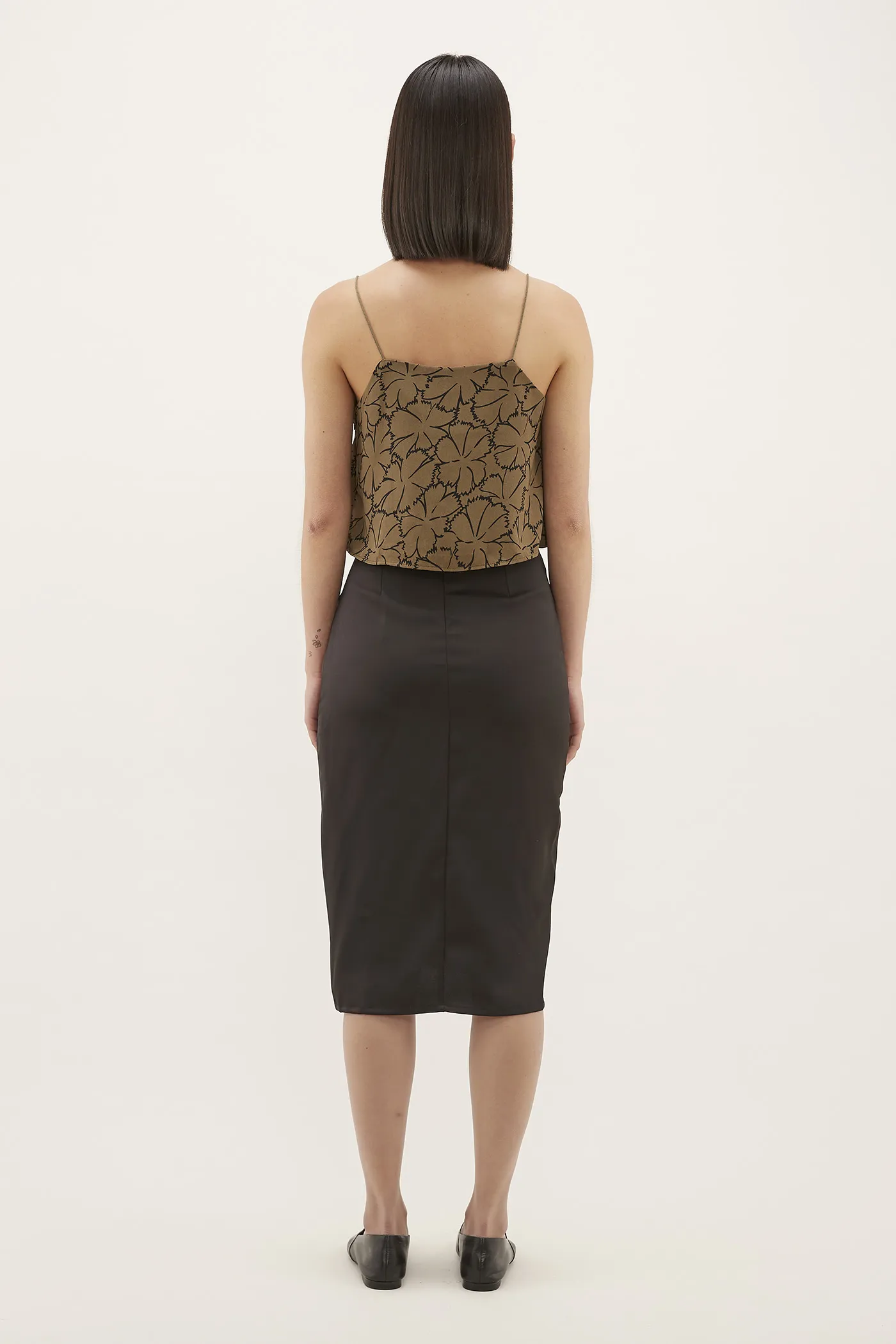 Veanna Twist-front Skirt