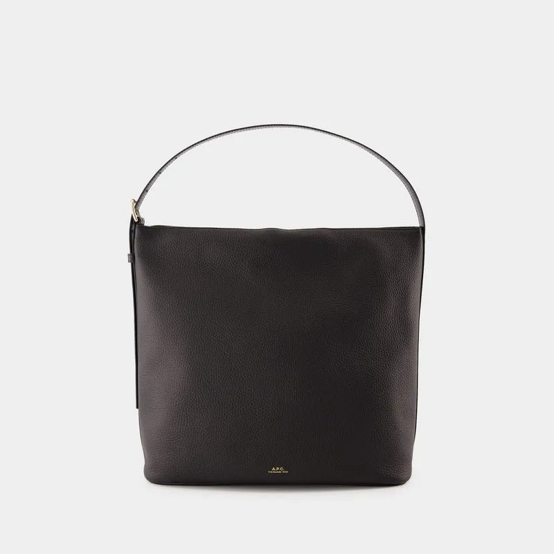 Vera Shoulder Bag - A.P.C. - Leather - Black