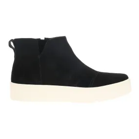 Verona Mid Suede Platform Zippered Sneakers