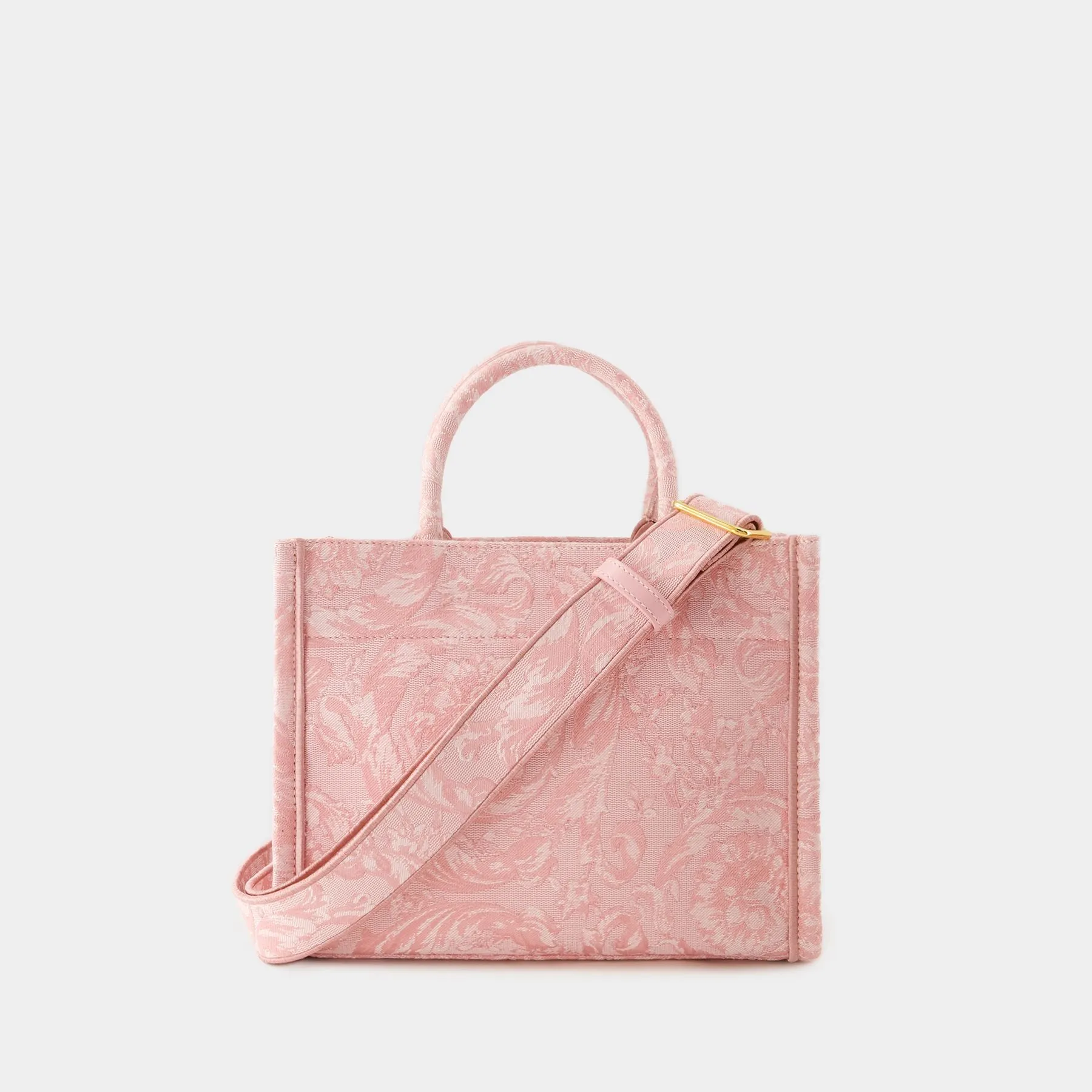 Versace  Athena Medium Tote Bag - Versace - Cotton - Pink