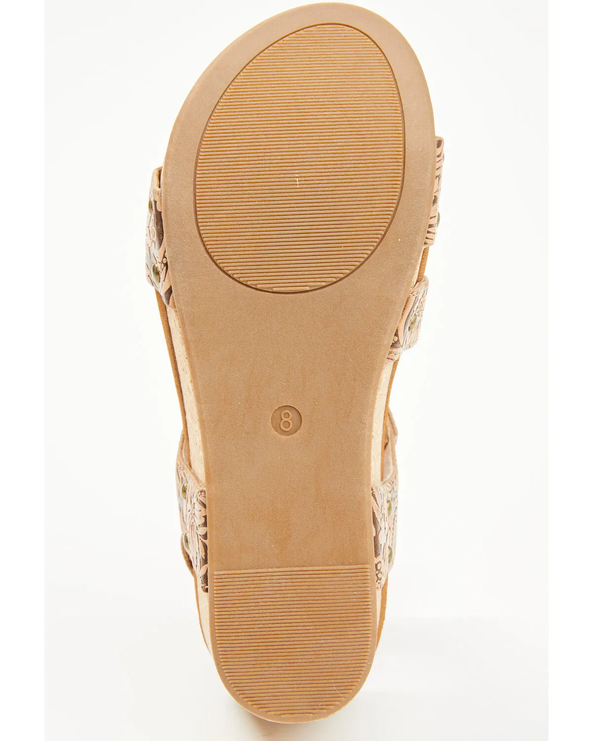 Very G Women's Casper Tooled Wedge Sandals