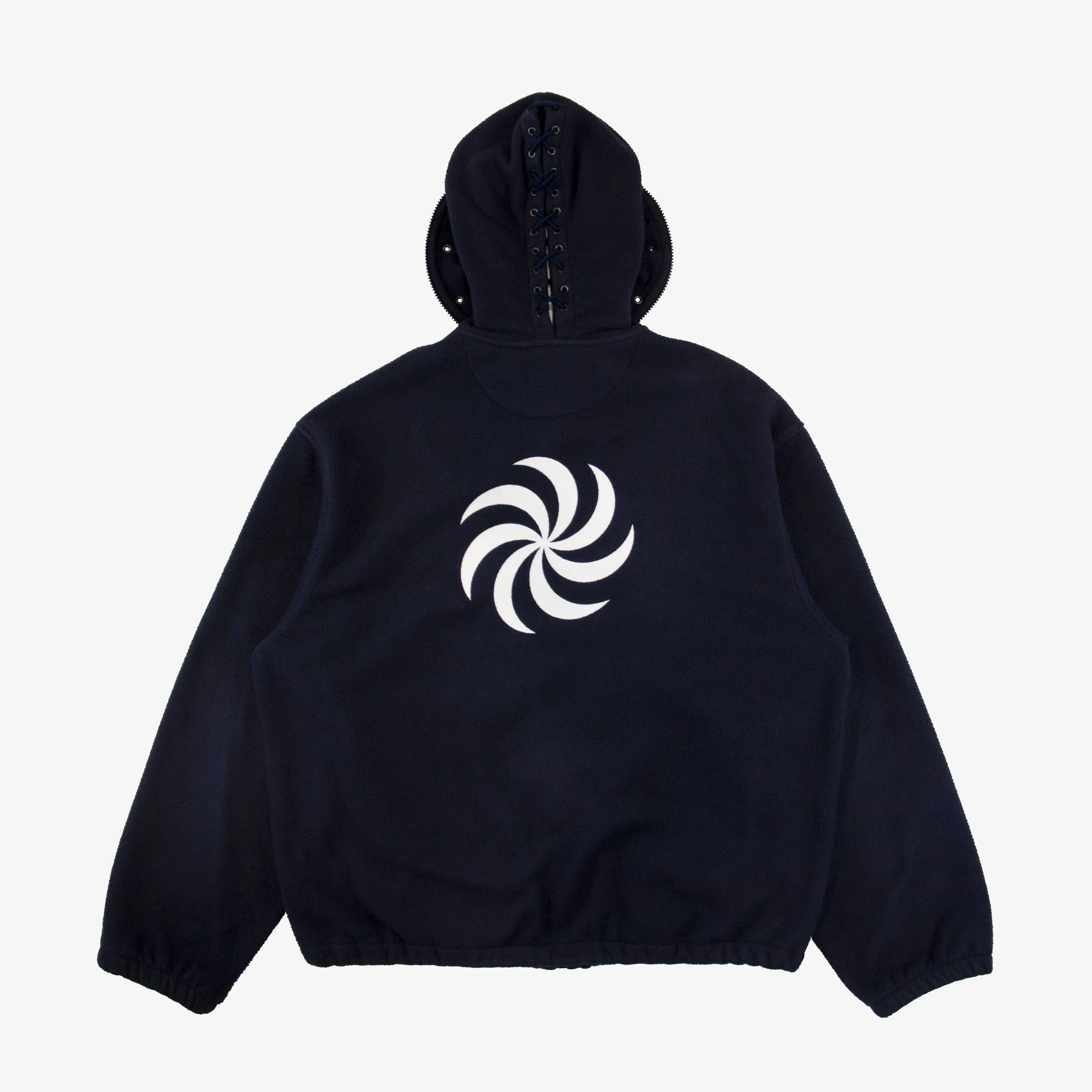 VETEMENTS SS19 GIMP MASK FLEECE HOODIE (RUNWAY)