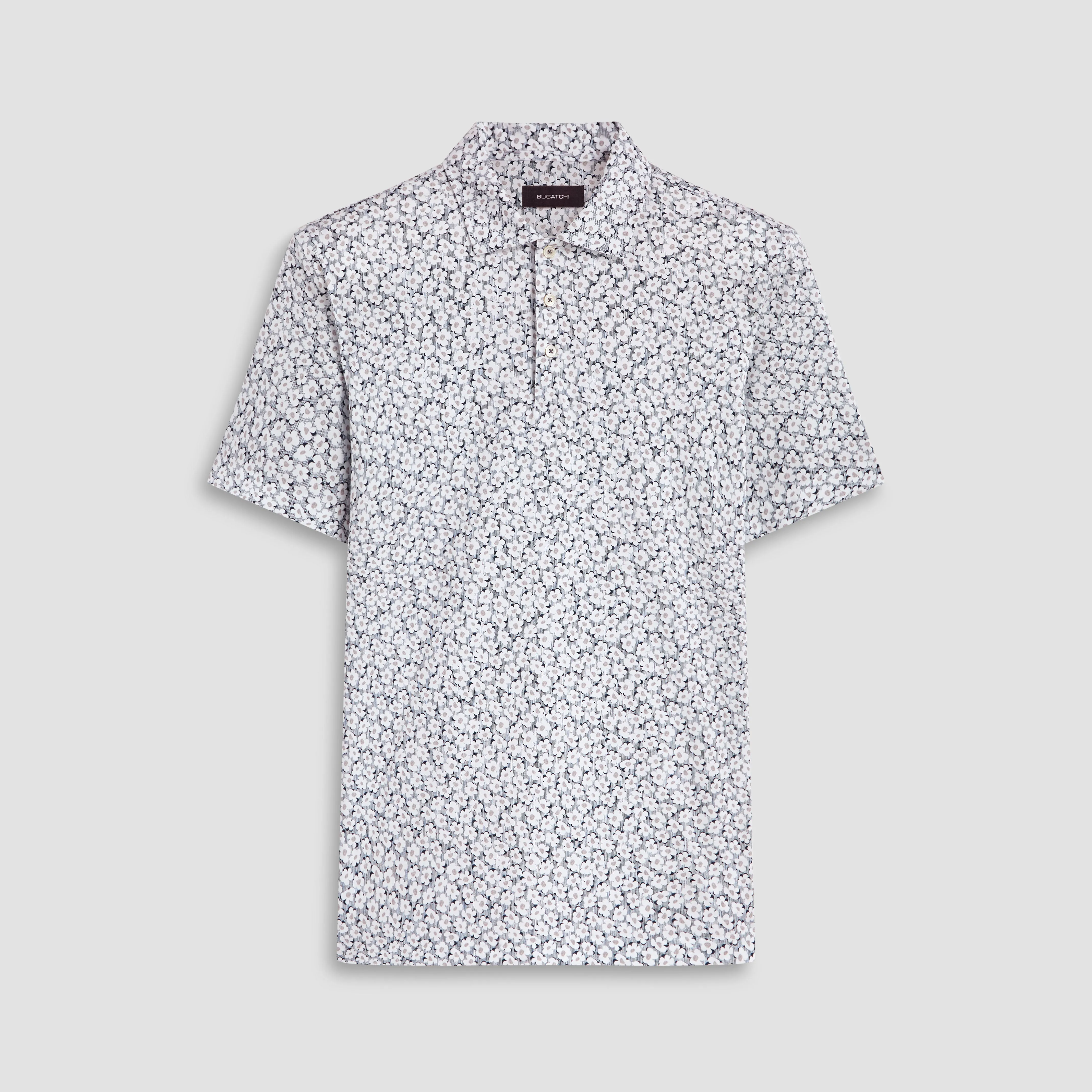 Victor Floral Print OoohCotton Polo