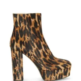 Vince Camuto Leslieon Ankle Boot Leopard Size 7