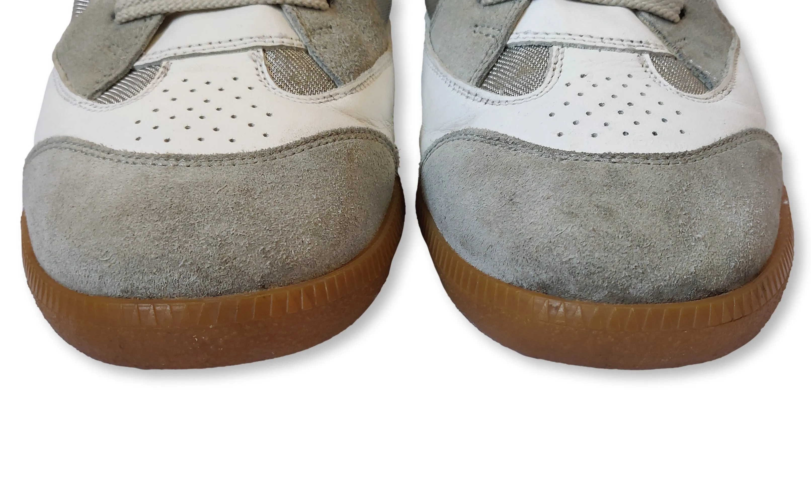 Vintage beige Maison Margiela Line 22 sneakers Made in Italy
