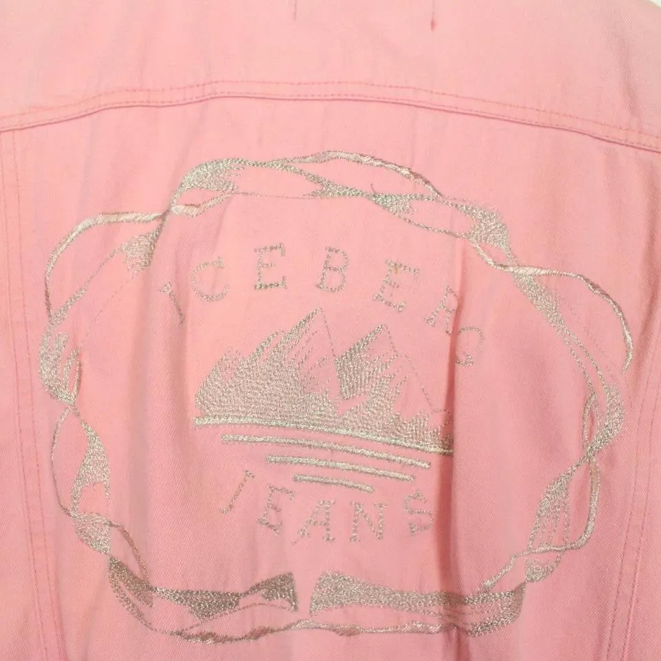 Vintage Iceberg Jeans Denim Vest Large