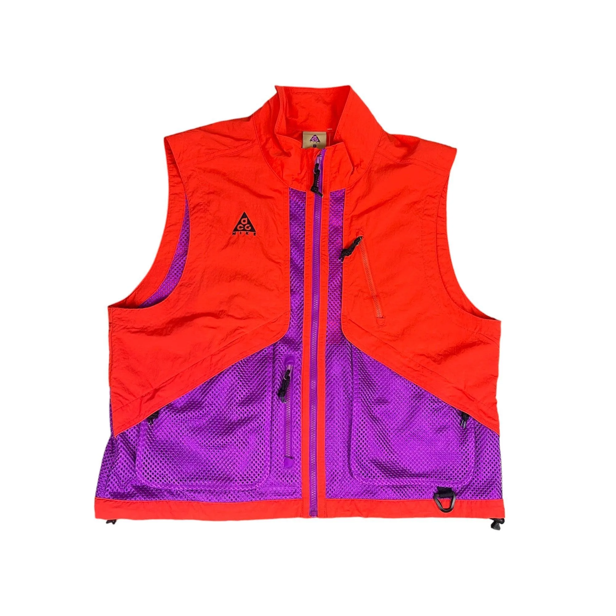 Vintage Orange + Purple Nike ACG Gilet - Medium