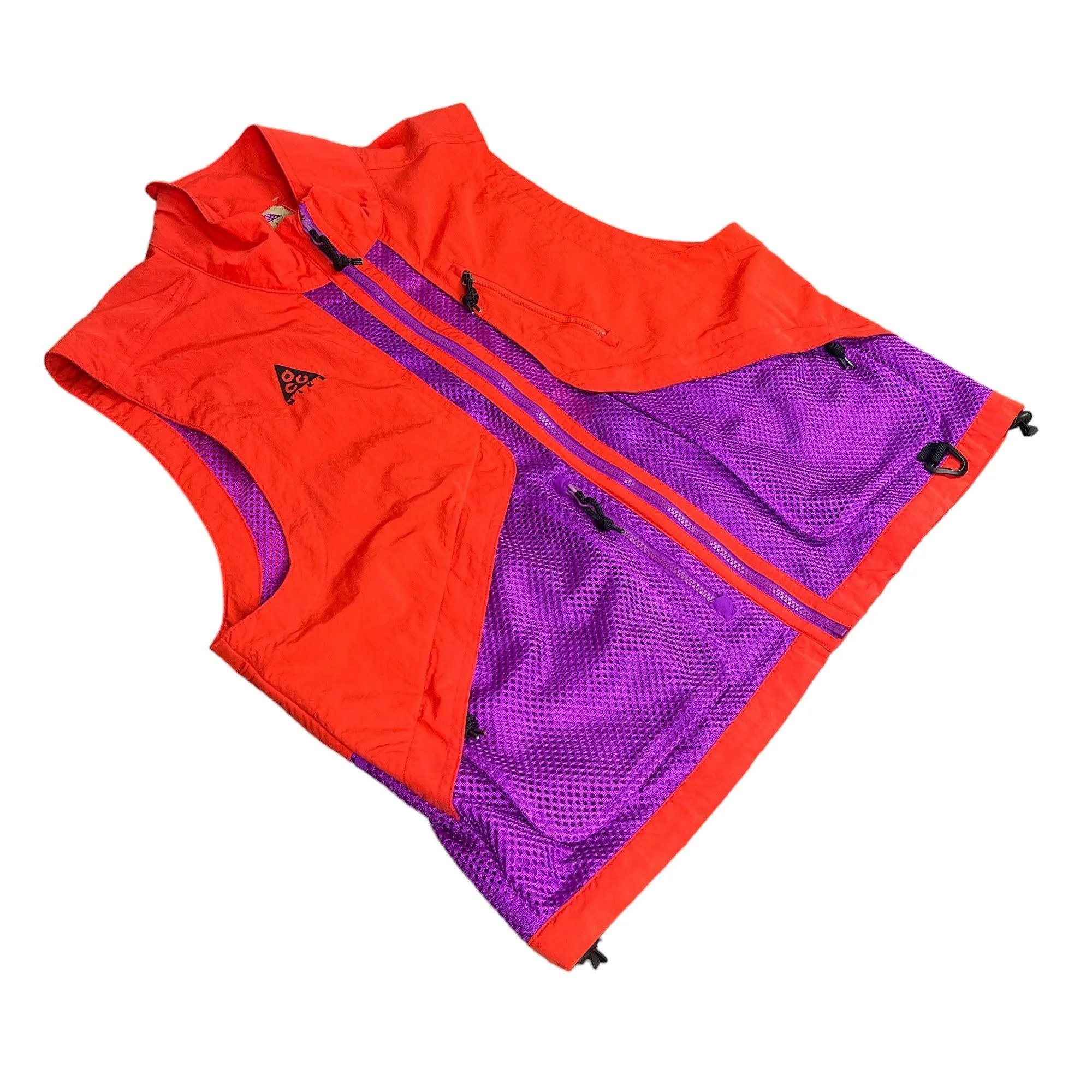 Vintage Orange + Purple Nike ACG Gilet - Medium