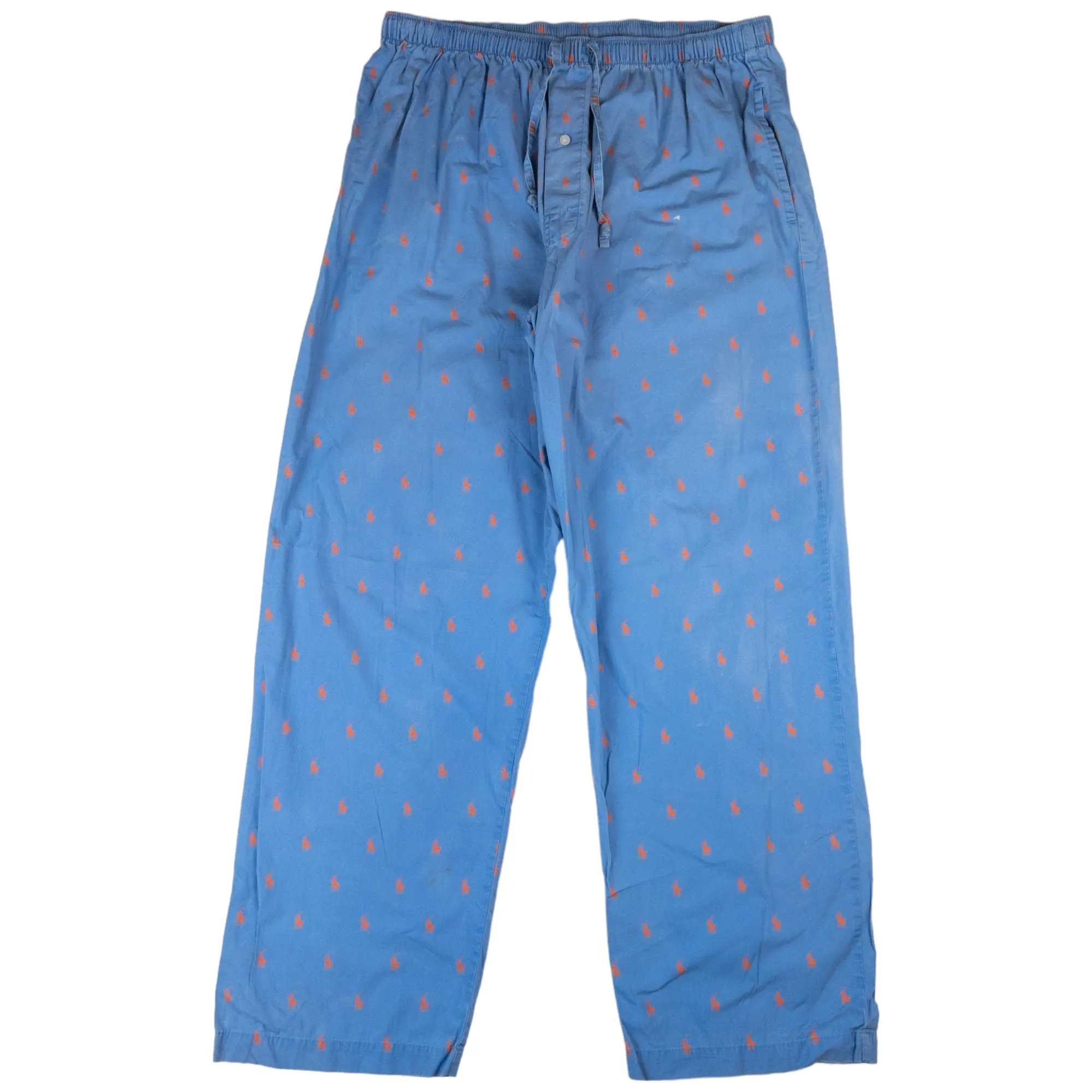 Vintage Polo Ralph Lauren Monogram Sleepwear Bottoms Size L | Second Wave Vintage