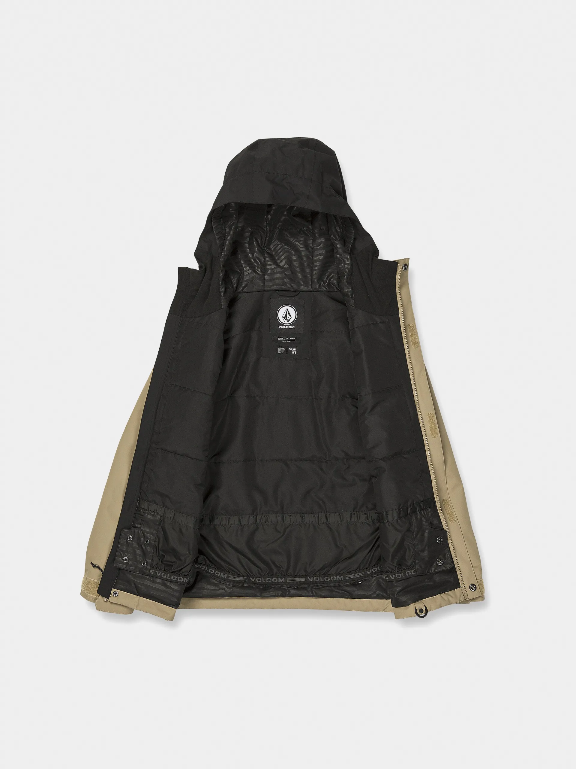 Volcom Stone.91 Ins JR Snowboard jacket (dark khaki)