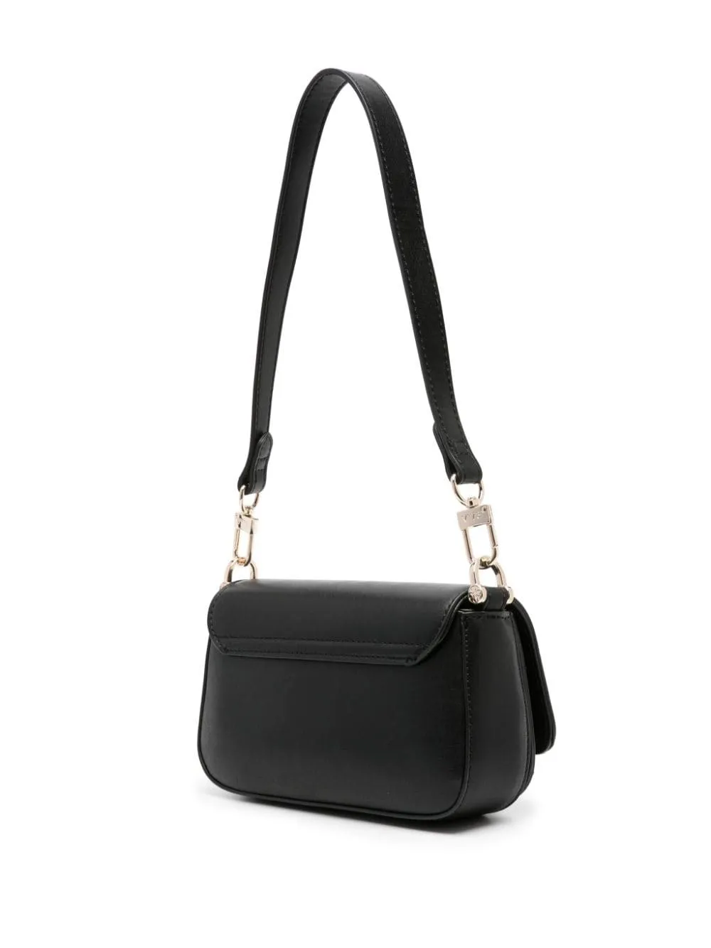 V°73 Bamboo logo-lettering shoulder bag - Black