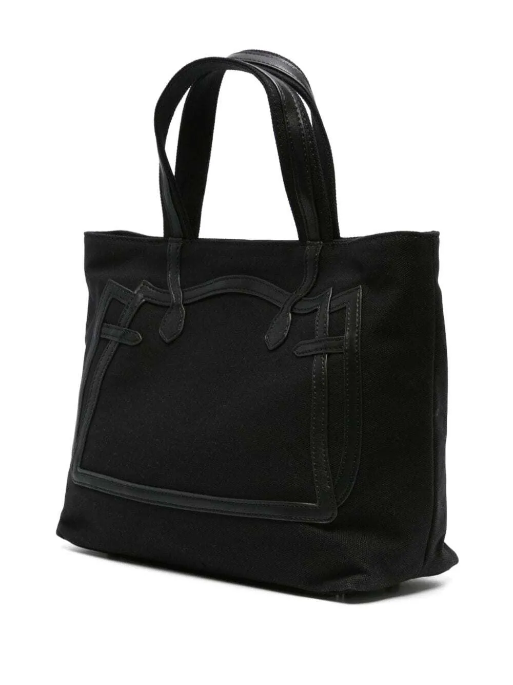 V°73 Responsible canvas shoulder bag - Black