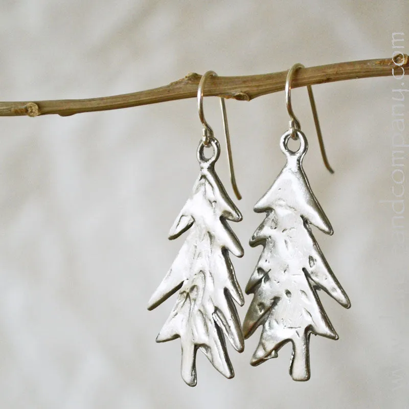 Walk Earrings - Pine Tree