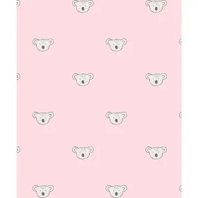 WallShoppe Tea Collection Koala Traditional Wallpaper, Ballet Slipper