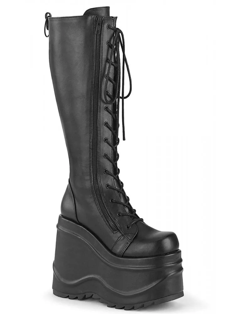 Wave 200 Knee High Platform Boot