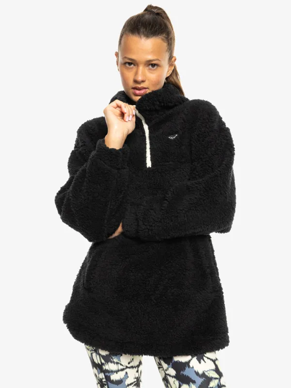 Waves Of Warmth - Half Zip Hooded Fleece for Women