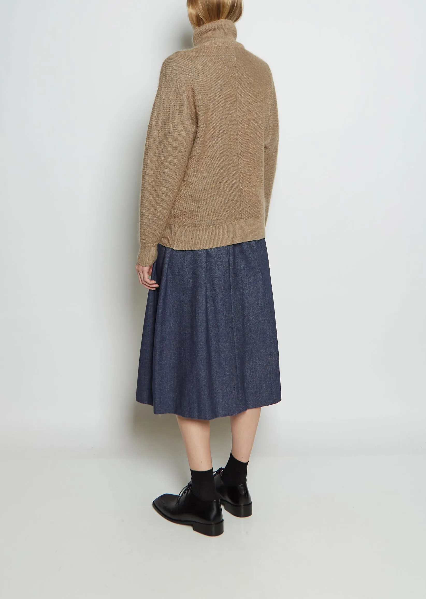 Weft Cotton Mohiar Jumper