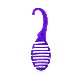 Wet Brush Shower Detangler - # Purple Glitter 1pc -3%