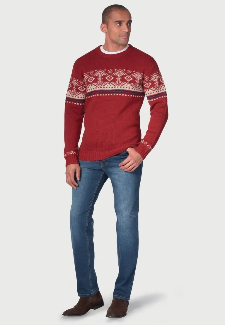 Whistler Berry Fairisle Jumper