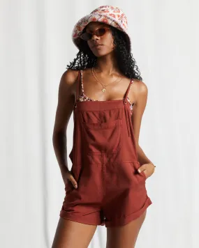 Wild Pursuit Romper - Deep Sienna