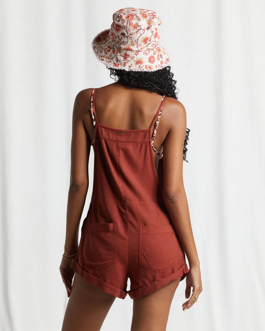 Wild Pursuit Romper - Deep Sienna