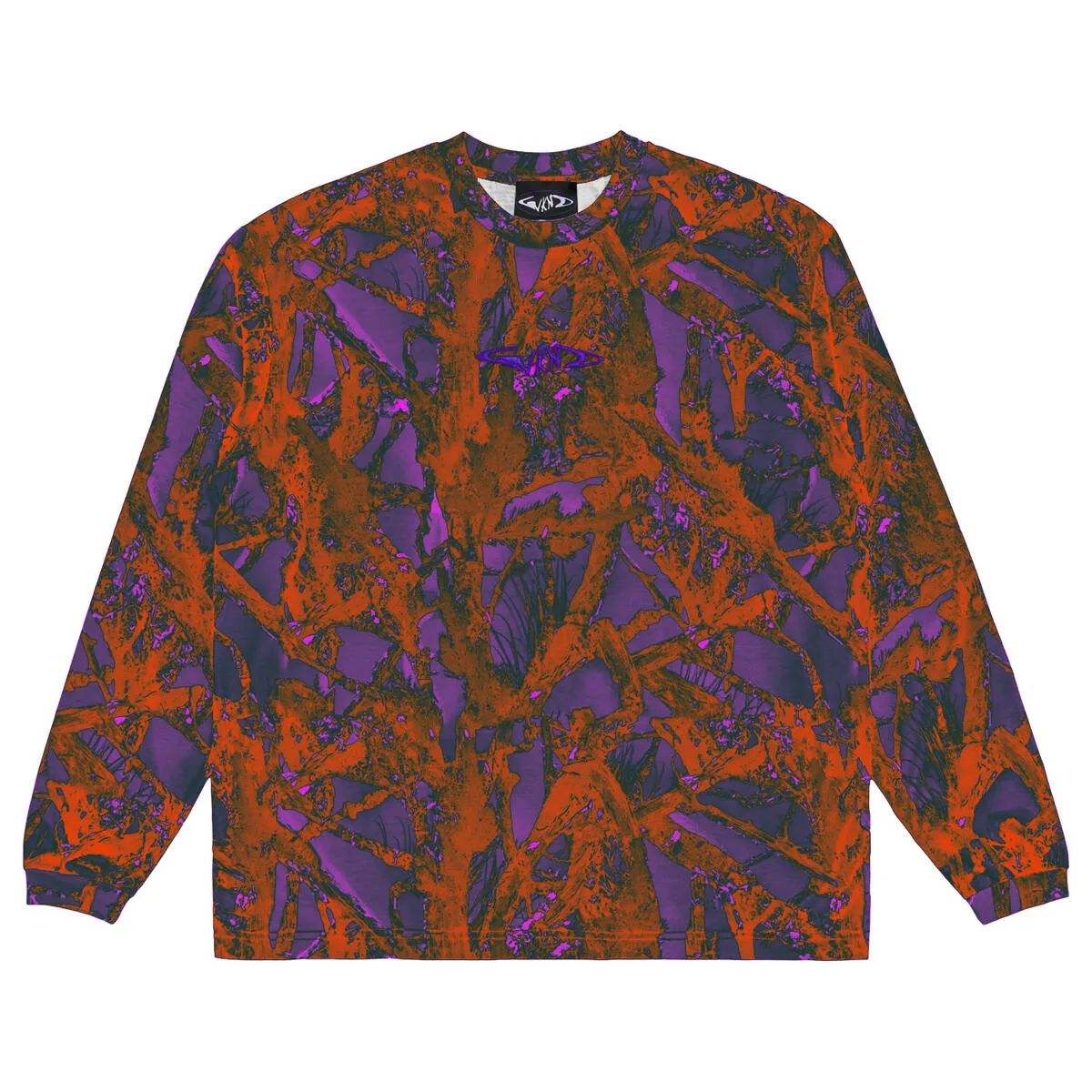 WKND SKATEBOARDS GRADIENT CAMO LONG SLEEVE PURPLE GRADIENT