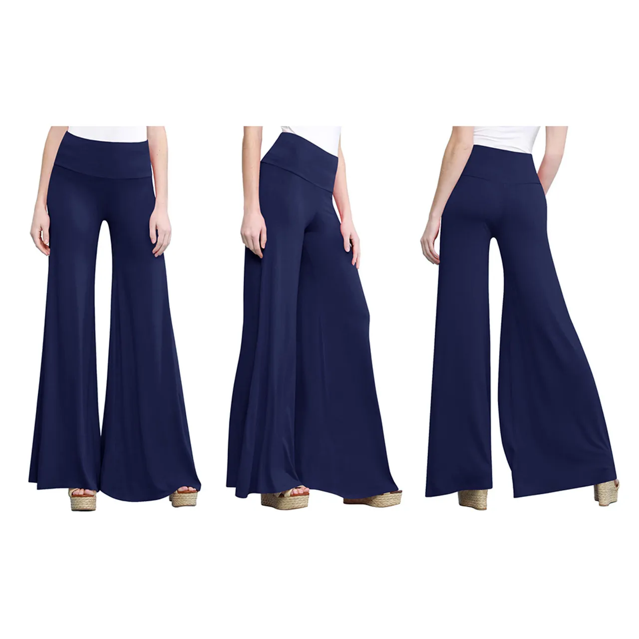 Women's Casual Comfy Wide Leg Palazzo Lounge Pants