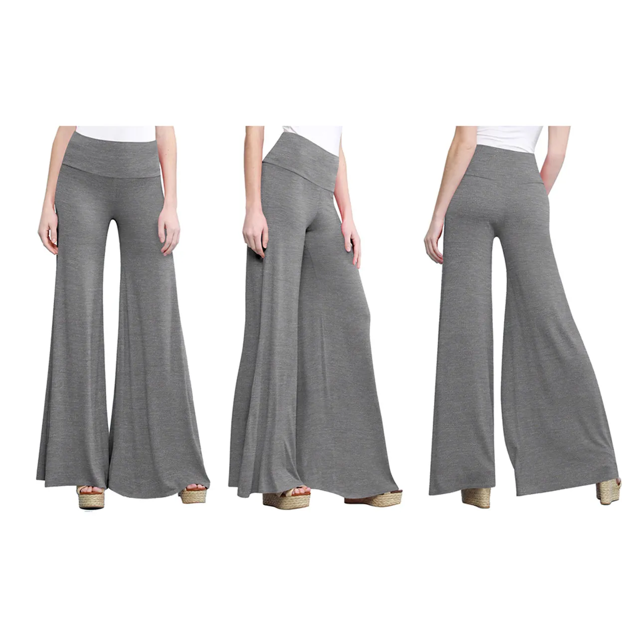 Women's Casual Comfy Wide Leg Palazzo Lounge Pants