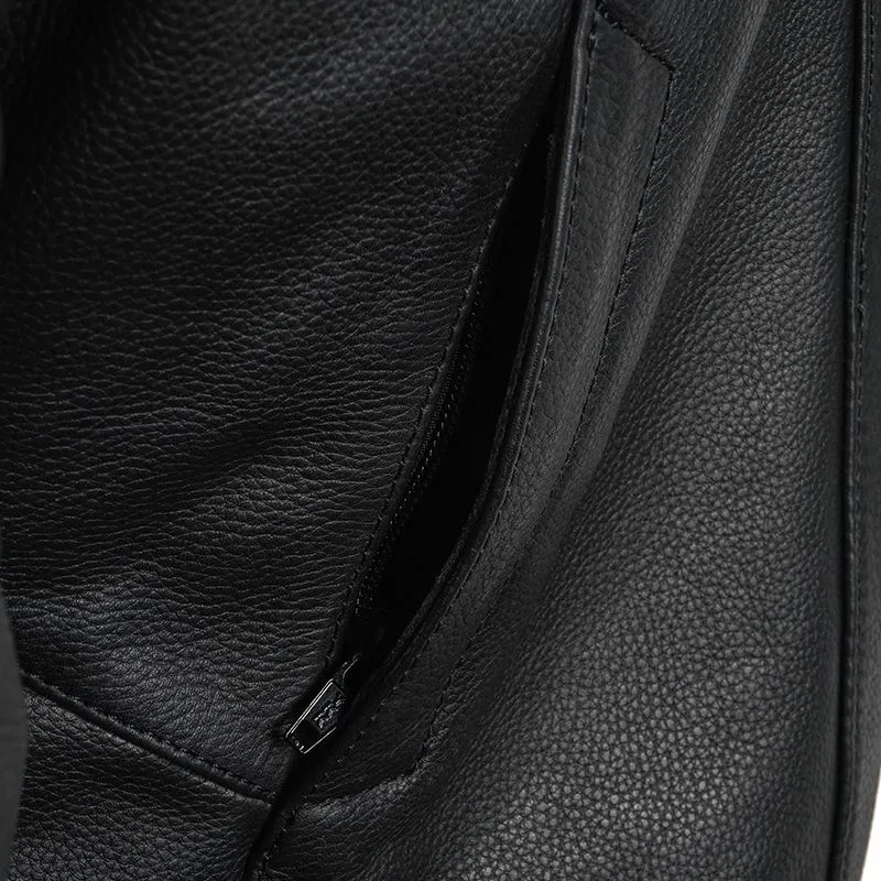 Women's Genuine Black Diva Racer Motorcycle Leather Jacket