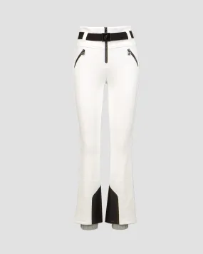 Women's white ski trousers Toni Sailer Olivia 102226-201