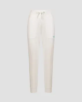Women's white tracksuit trousers Aeronautica Militare 241pf928dj519-73009