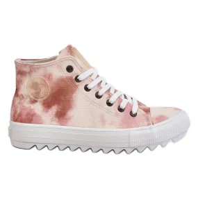 Women's Sneakers Big Star LL274048 Beige-Pink