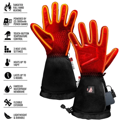 Women's ActionHeat 5V Battery Softshell Heated Gloves