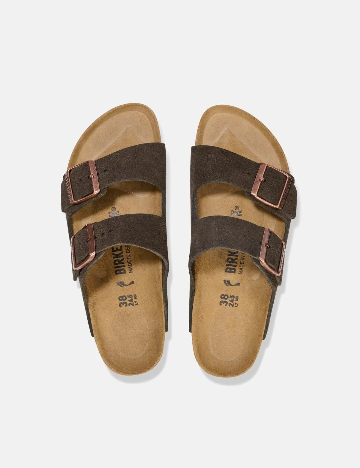 Womens Arizona Narrow Sandals - Mocca Brown