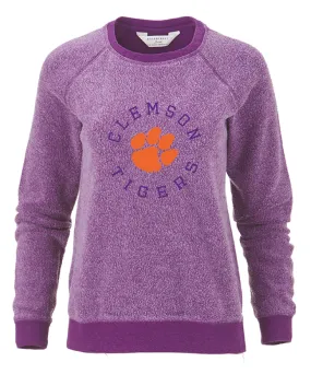 Women's Clemson University Fleece Out Crew