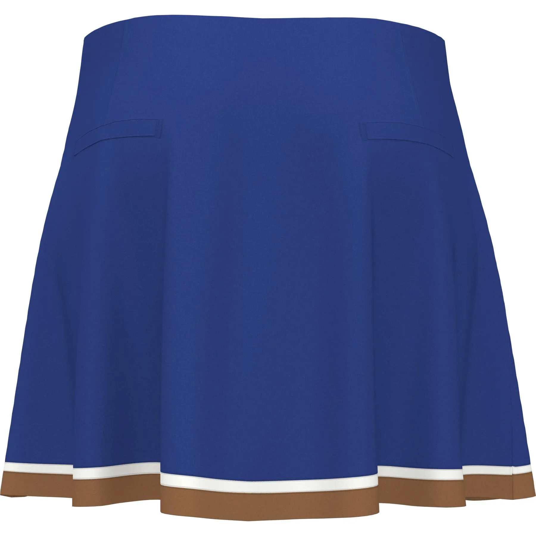Women's Color Block Flounce Golf Skort In Nautical Blue